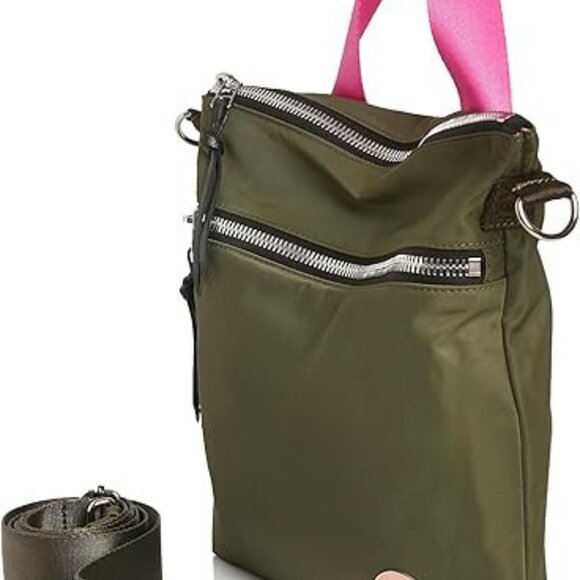 ShortyLOVE Amuse Medium Crossbody Bag - Womens Stylish Nylon Everyday Handbag - Picture 5 of 9